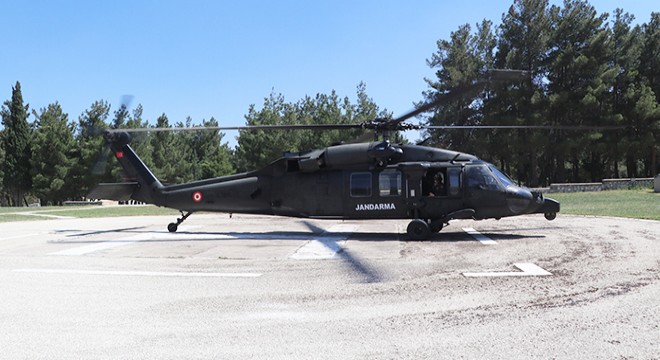 Burdur'da ilk helikopterli trafik denetimi