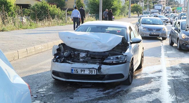Burdur'da kaza: 1 yaralı