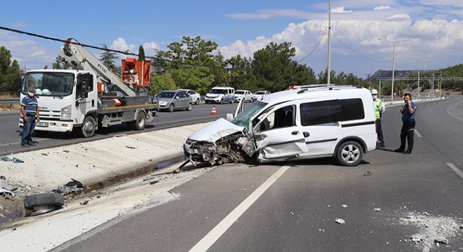 Burdur'da kaza: 2 yaralı