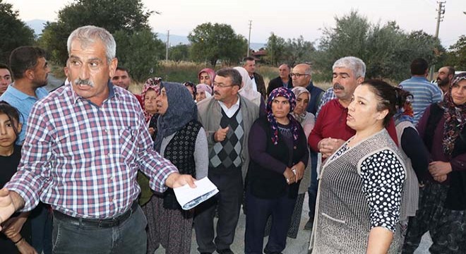 Burdur'da mahalleliden doğalgaz eylemi