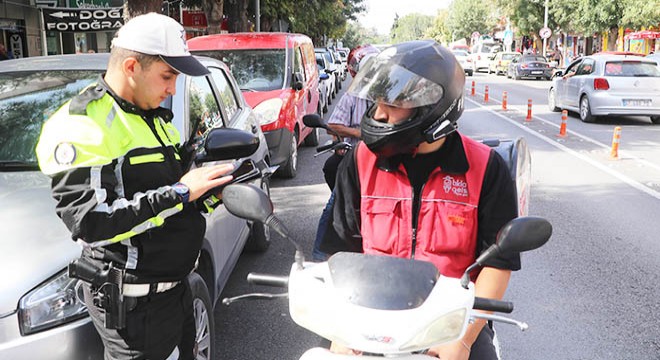 Burdur'da motosiklet denetimi