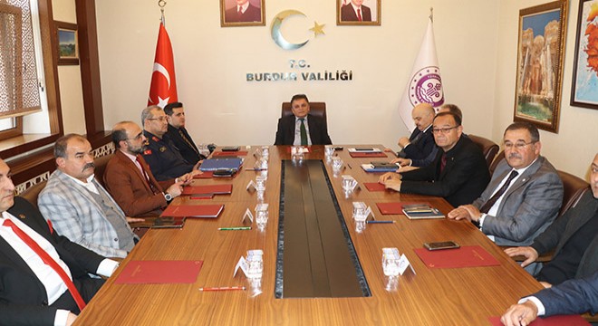 Burdur'da seçim güvenliği toplantısı