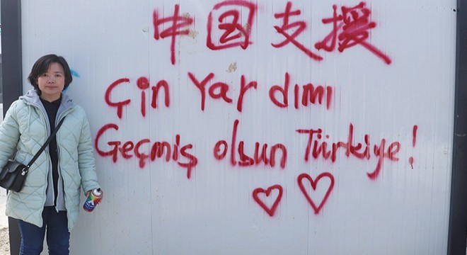 Burdur'daki Çinlilerden deprem bölgesine destek