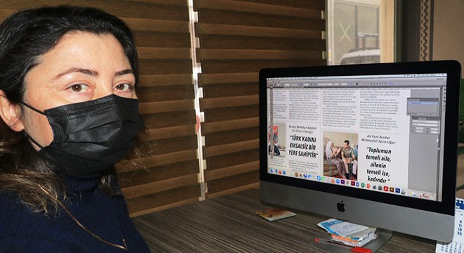 Burdur'un tek kadın sayfa sekreteri