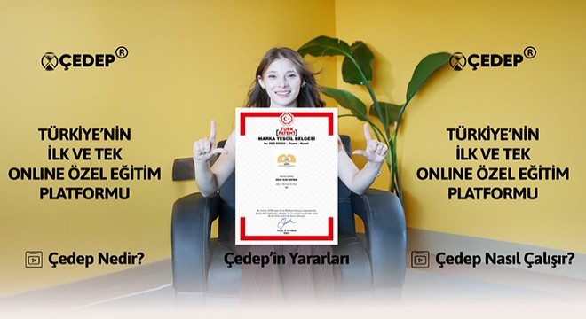 ÇEDEP Türkiye'nin İlk ve Tek Online Özel Eğitim Modeli