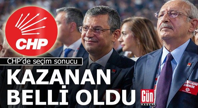 CHP'de genel başkanlık yarışını kazanan belli oldu