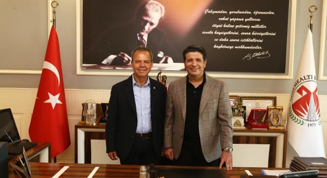 CHP'li aday Menderes Dal, Başkan Turgay Genç'i ziyaret etti
