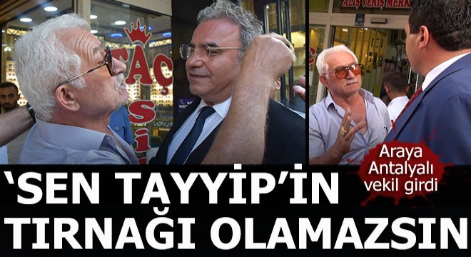 CHP milletvekilleri ile vatandaş arasında 'eski CHP' tartışması