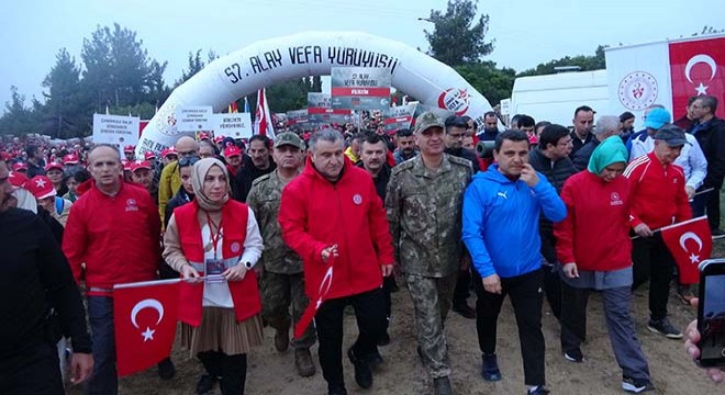 Çanakkale'de 57'nci Alay'a Vefa Yürüyüşü