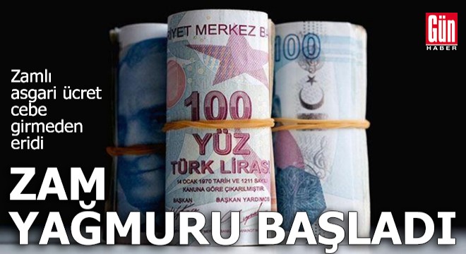 Cebe girmeden eridi... Zam yağmuru başladı