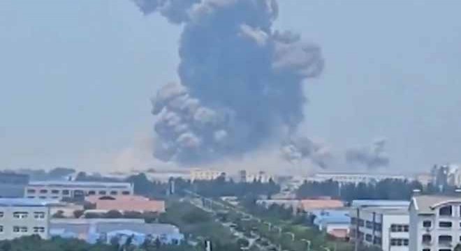 Çin'de kimya fabrikasında patlama: 5 ölü
