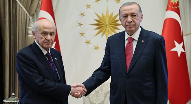 Cumhurbaşkanı Erdoğan, MHP lideri Bahçeli'yi kabul etti