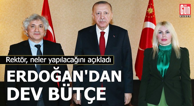 Cumhurbaşkanı Erdoğan'dan dev bütçe