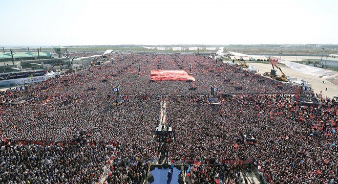 Cumhurbaşkanı Erdoğan'dan Büyük İstanbul Mitingi paylaşımı
