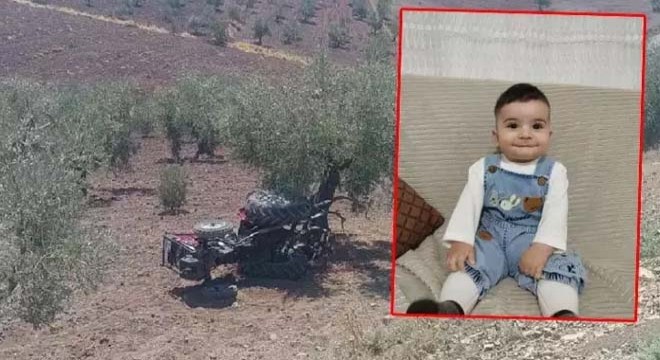 Traktör devrildi, 2 yaşındaki Barış öldü