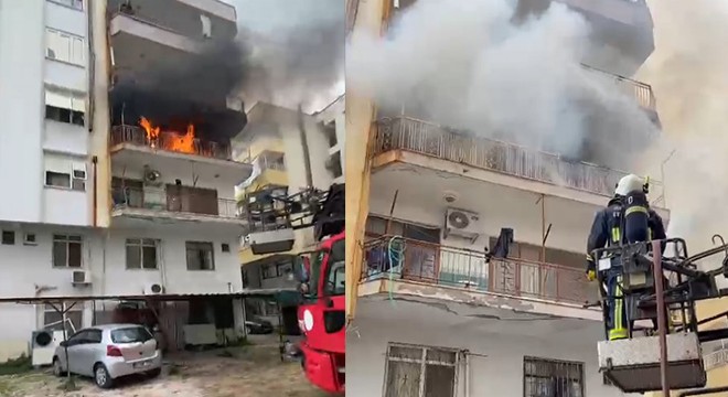 Demre'de ev yangını