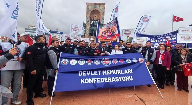 Devlet Memurları Konfederasyonu'ndan basın açıklaması