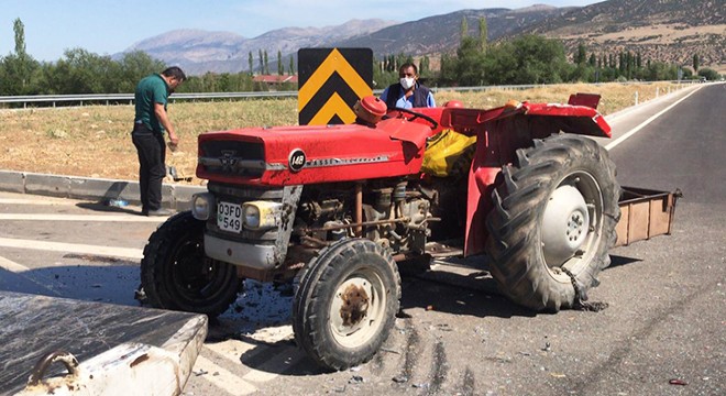 Dinar'da kaza: 1 yaralı