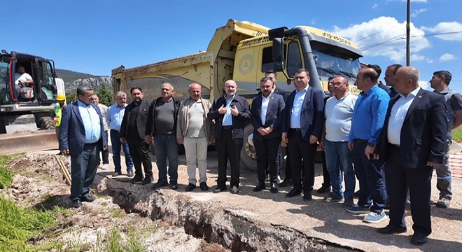 Doğal gaz için ilk kazma vuruldu