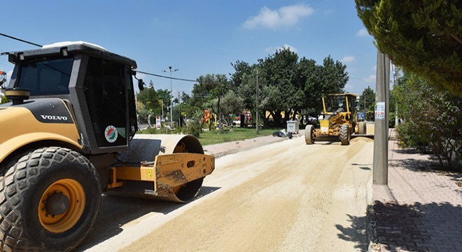 Duacı Mahallesi'nde sıcak asfalt hazırlıkları devam ediyor