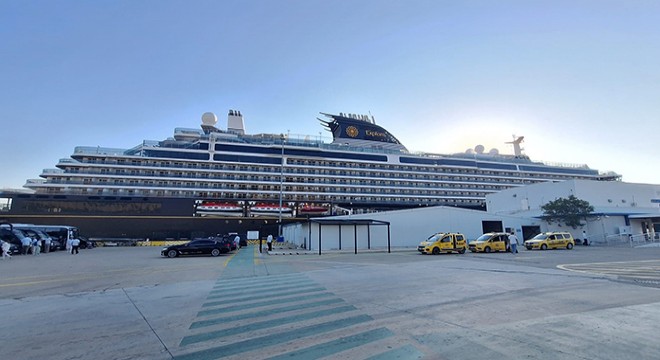 Dünyaca ünlü kruvaziyer MSC Explora I Antalya'da