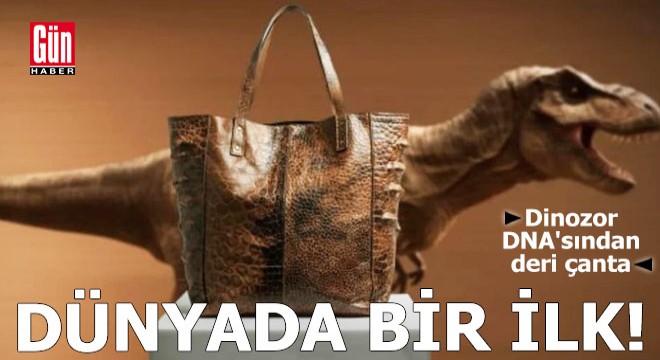 Dünyada bir ilk: Dinozor DNA'sından deri çanta