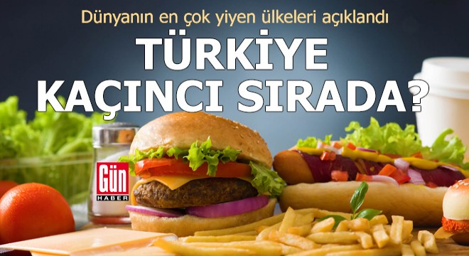 Dünyanın en çok yiyen ülkeleri açıklandı