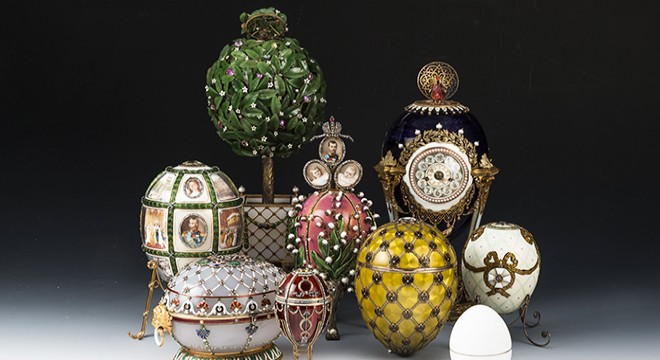 Dünyanın en değerli yumurtaları Faberge'ler, sergilenmeye başlandı