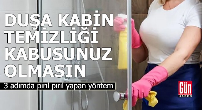 Duşa kabin temizliği kabusunuz olmasın!