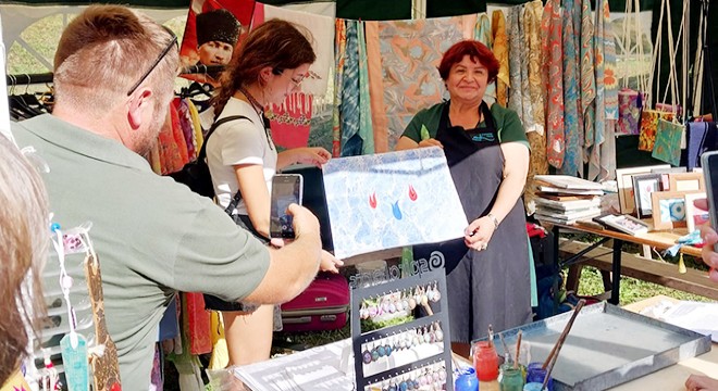 Ebru ve keçe sanatı Bulgaristan'da tanıtıldı