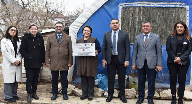 Eğirdir'de 30 aileye mantar ranza desteği