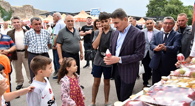 Eğirdir'de Elma Hasat Festivali yapıldı
