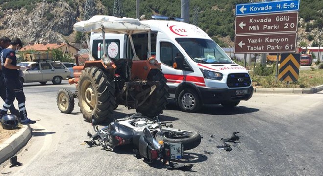 Eğirdir'de kaza: 1 yaralı