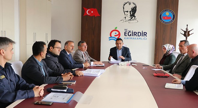 Eğirdir'de seçim güvenliği toplantısı