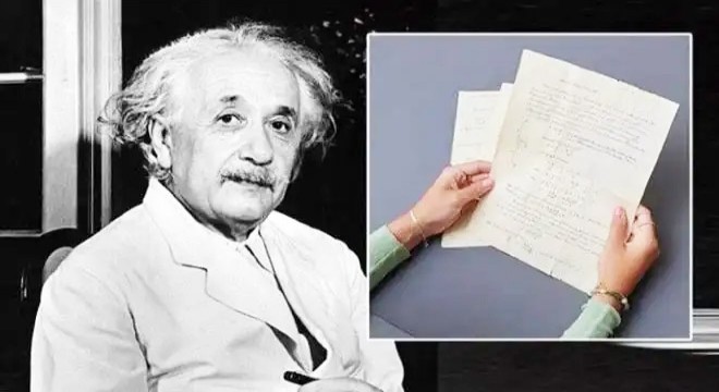 Einstein'ın notları satıldı