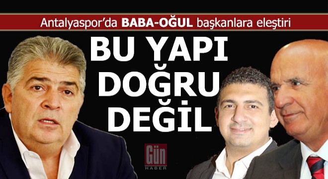 Emin Altıner; 'Bu yapı doğru değil'