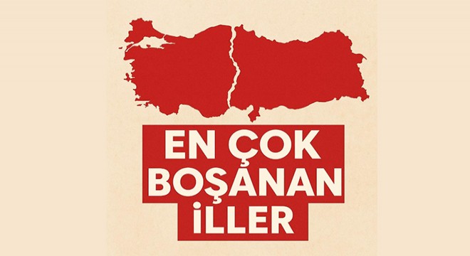 En çok boşanan iller