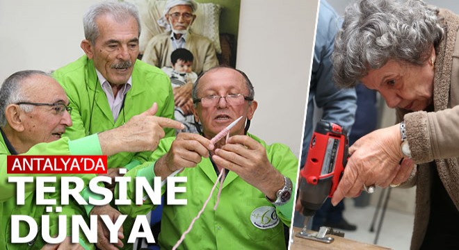 Erkekler şişi, kadınlar matkabı elinden düşürmüyor