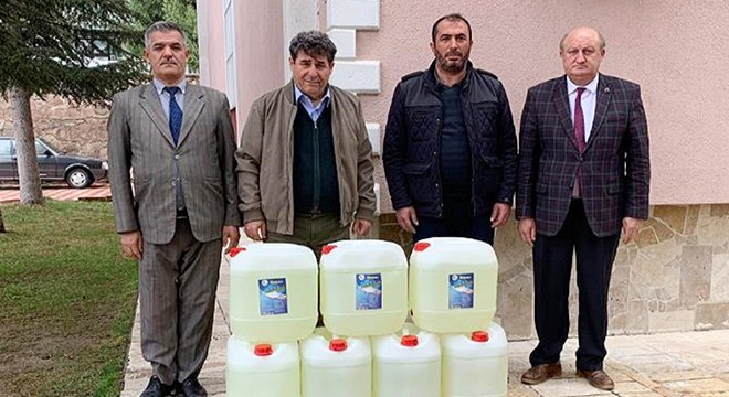 Esnaf Odası'ndan kaymakamlığa dezenfektan