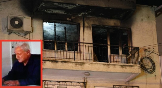 Evde çıkan yangında baba öldü, oğlu entübe edildi