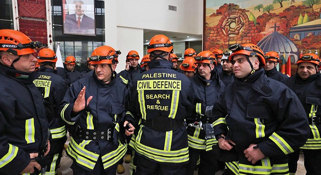 Filistin arama-kurtarma ekibi Türkiye’de