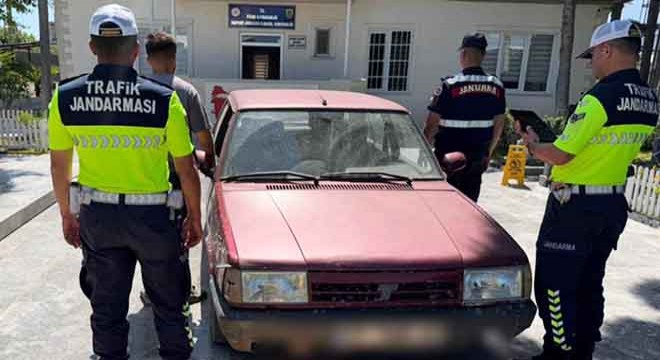 Finike'de drift atan sürücüye 52 bin 890 lira ceza