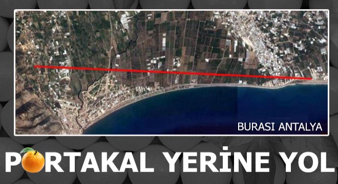 Finike portakalına duble yol tehdidi