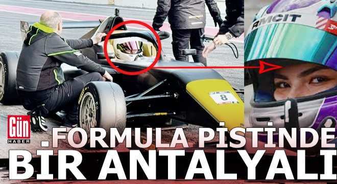 Formula pistinde Antalyalı bir kadın pilot