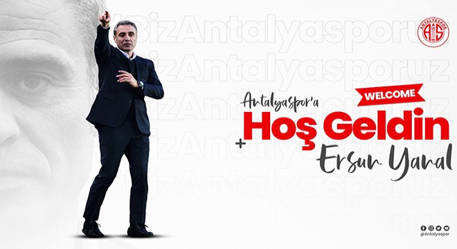 Fraport TAV Antalyaspor, Ersun Yanal'ı açıkladı