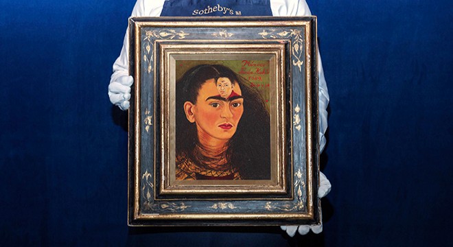 Frida Kahlo’nun son otoportresi, ABD’de 34,9 milyon dolara satıldı