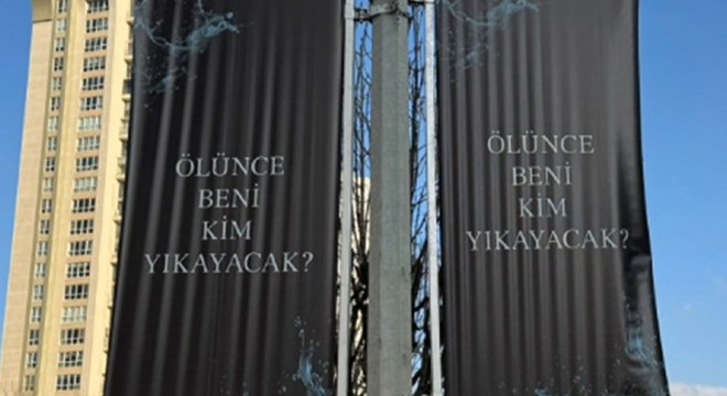 Gassal dizisinin afişleri vatandaşları korkuttu
