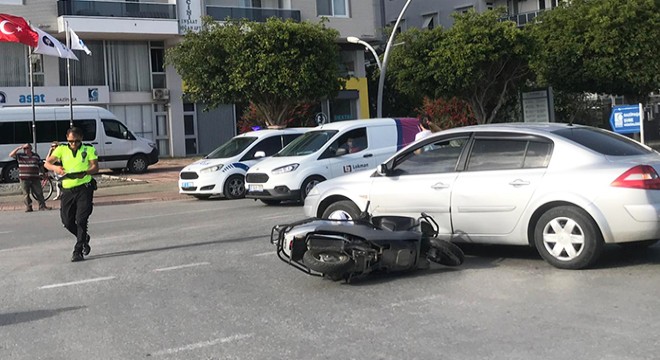 Gazipaşa'da kaza: 1 yaralı