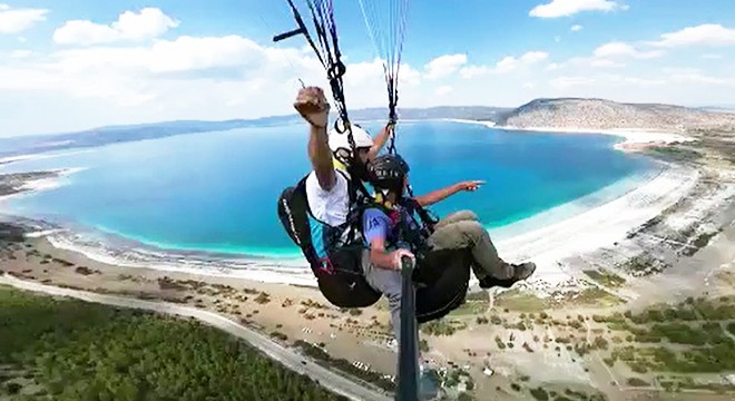 Gökyüzünden Salda güzelliği