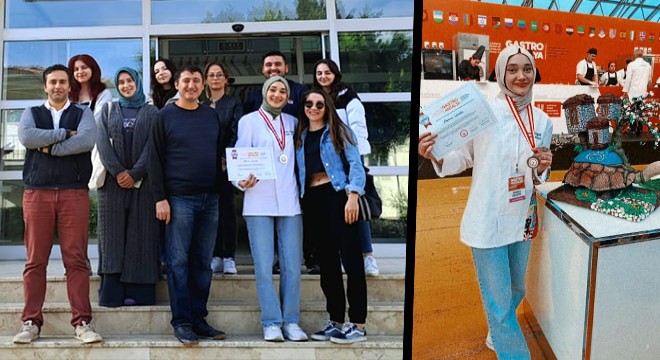 Göynük MYO öğrencisi usta şefler arasından sıyrıldı